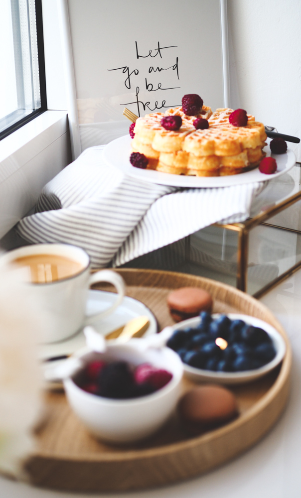 heart shaped waffles with raspberries on top, how to shop smarter to lose weight