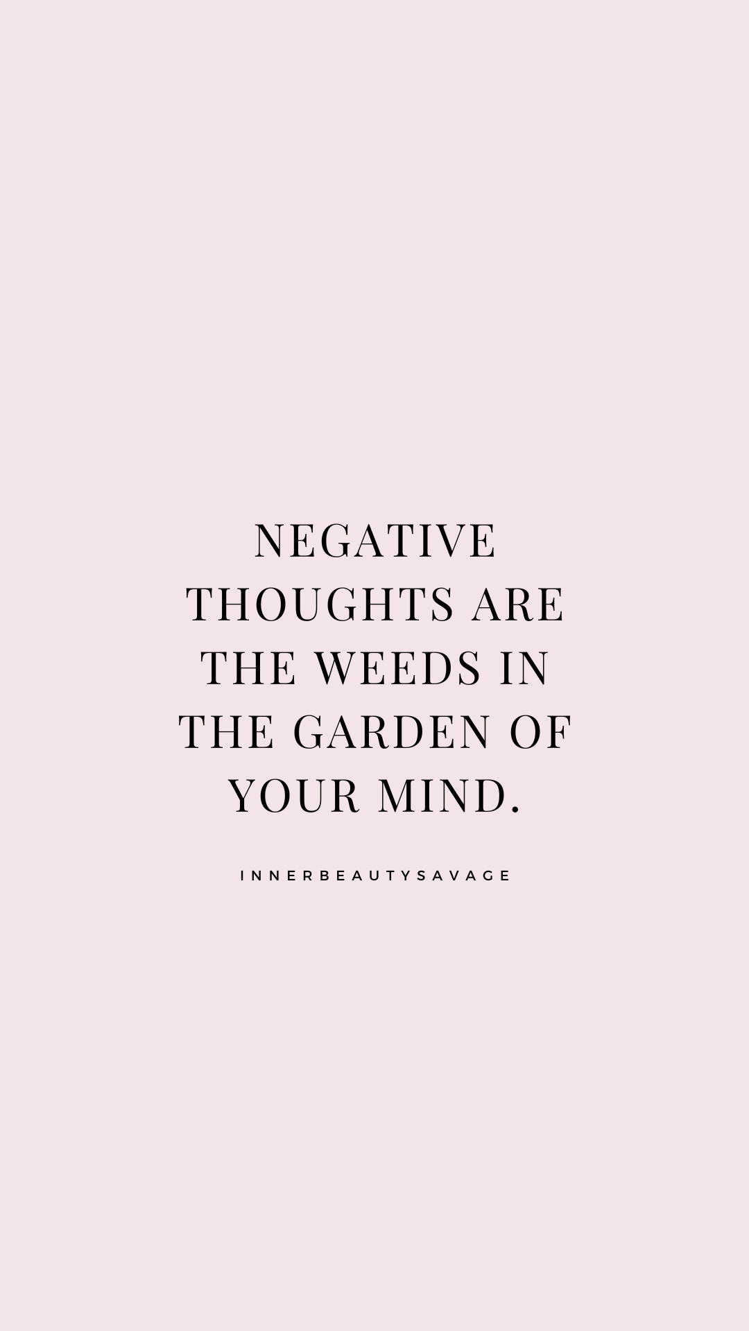 why you have negative thoughts quote pin