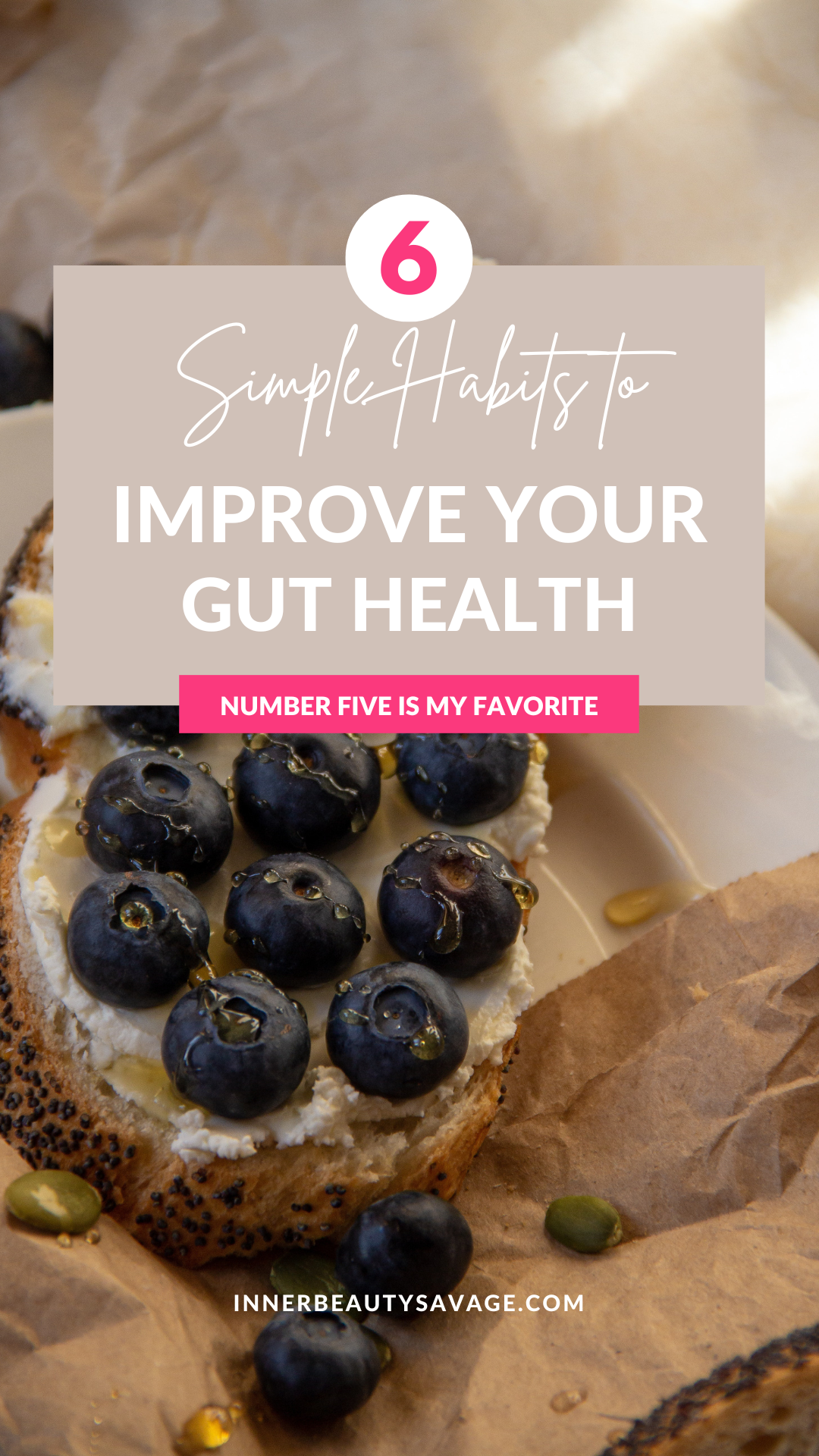 how to improve your gut health naturally pin
