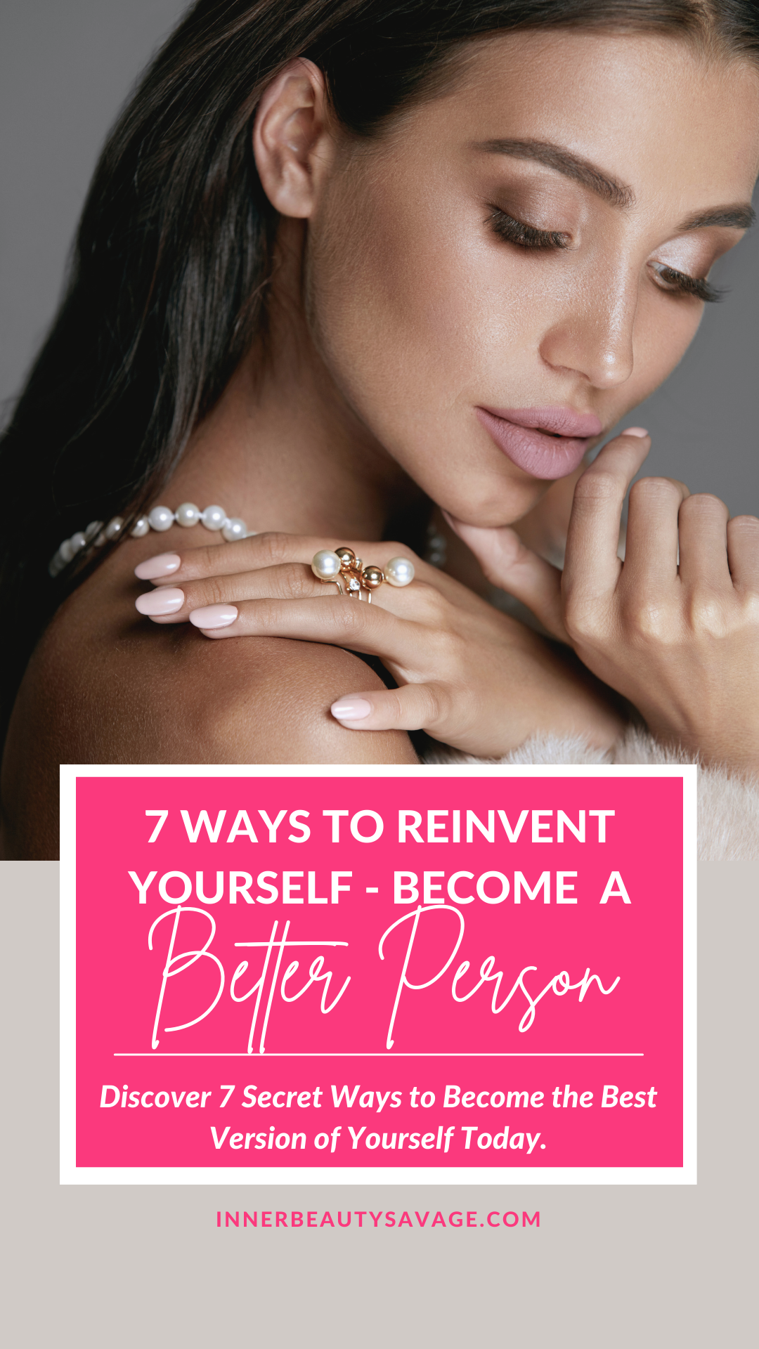 Pinterest Pin on how to reinvent yourself-becoming 'her'